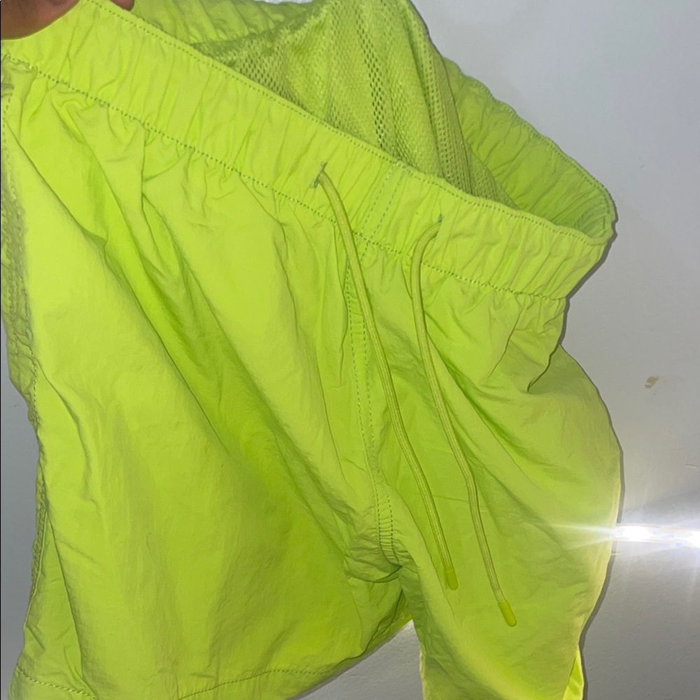 Neon Yellow Athletic Shorts